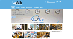 Desktop Screenshot of lasalleuniversities.net