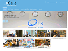 Tablet Screenshot of lasalleuniversities.net